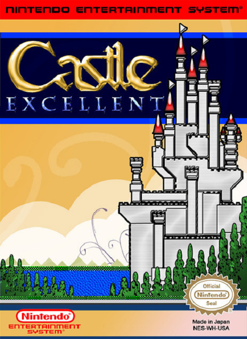 Castle Excellent box art for Famicom